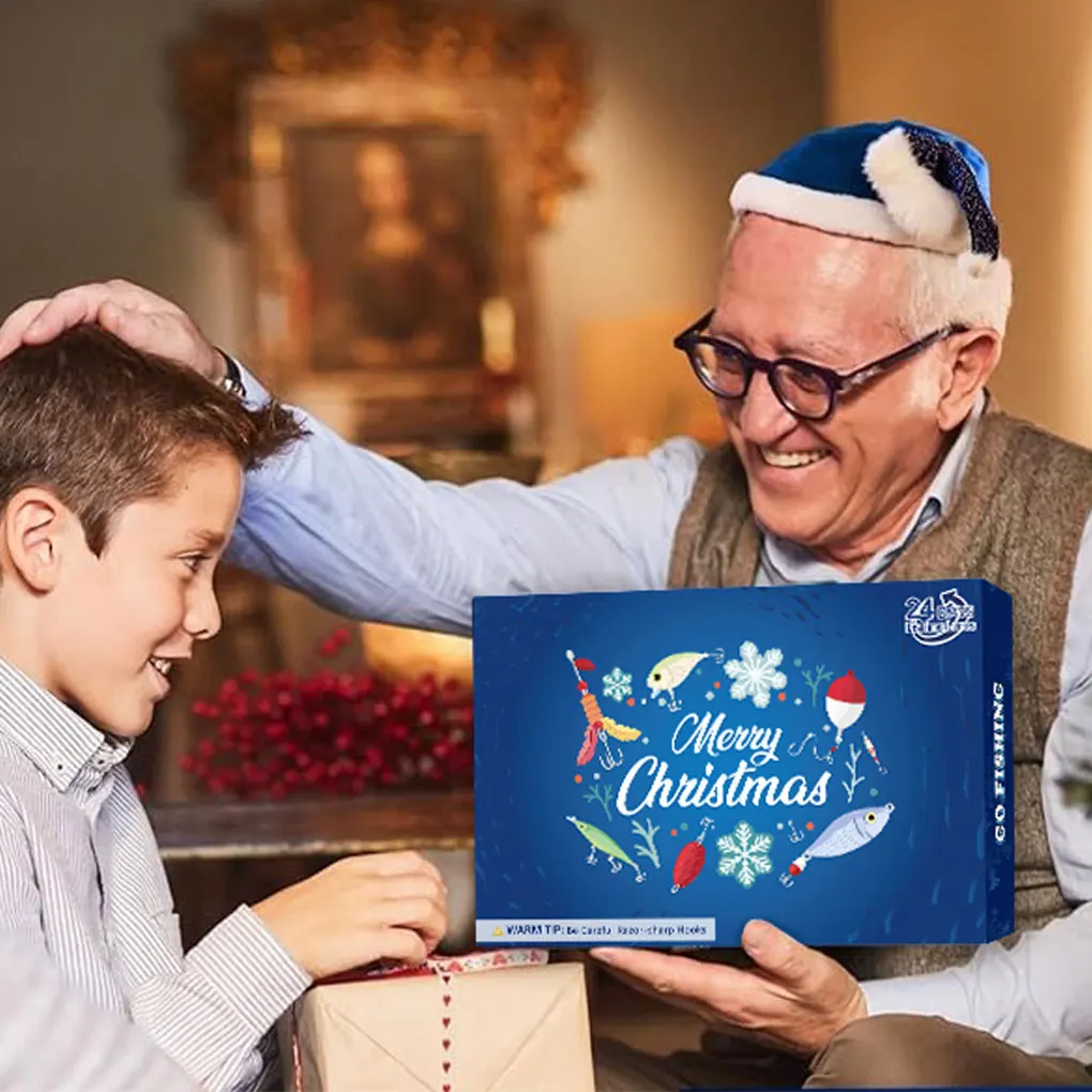 

Адвент-календарь для рыбалки, рождественская рыбалка, рыболовный крючок, адвент-календарь, календарь для рыбалки, рождественский обратный отсчет, 24-дневные рыболовные приманки