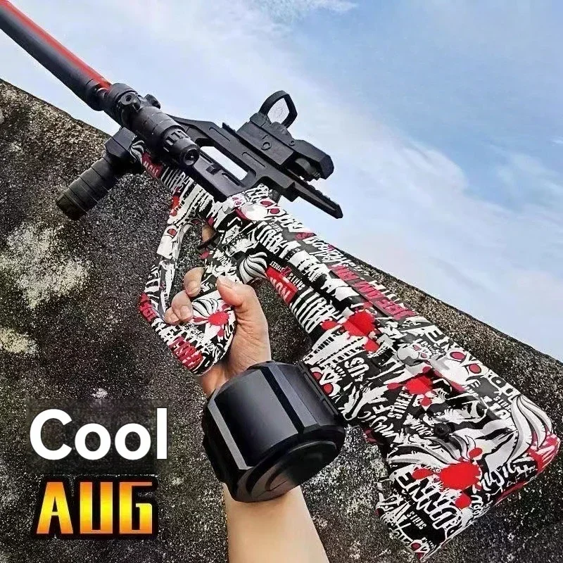 Aug Gel Pistolen Elektrische Handleiding 2 Mode Speelgoedpistool Watergel Bal Paintball Geweer Schieten Wapens Jongen Cs Nep Pistool Speelgoed