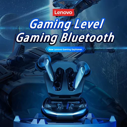 Imagen 2 del producto Audífonos Inalámbricos Bluetooth Lenovo GM2 Pro 5.3 Originales, Auriculares de Baja Latencia, Llamadas HD, Modo Dual, Auriculares para Juegos con Micrófono