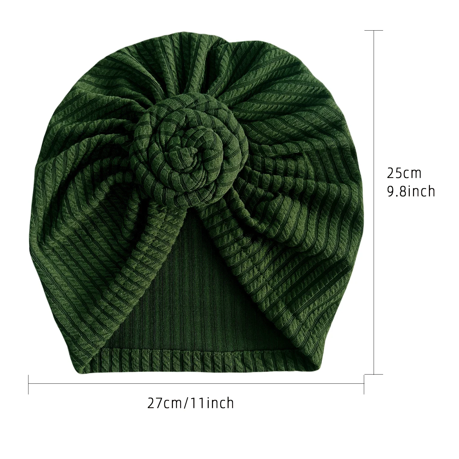 African Women Turban Top Knot Flower Decor Headwrap Elegant Pleated Beanies Headscarf For Women Cap Solid Color India Hat Muslim