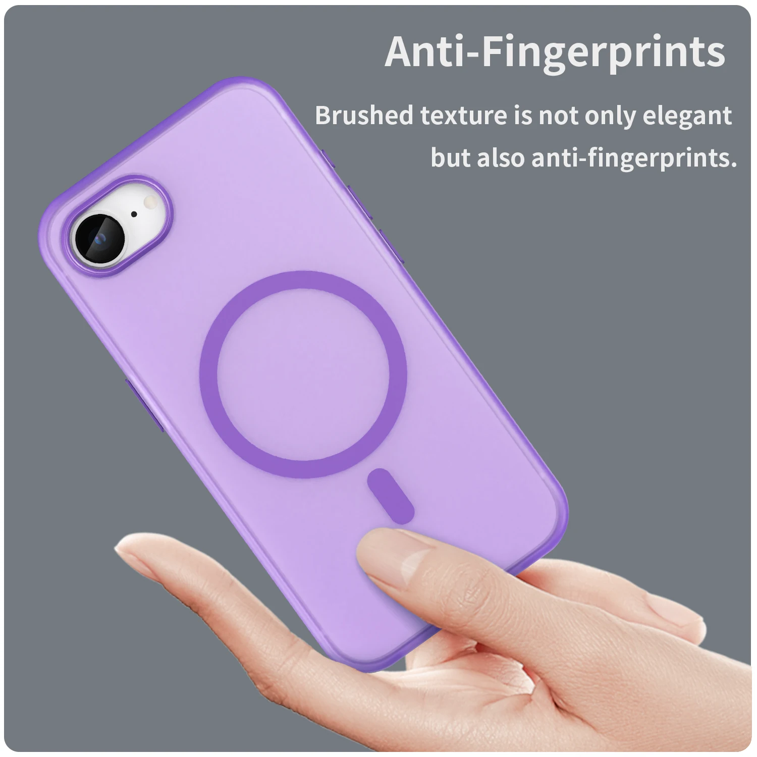 Magnetic Armor IPhone 16E Case Matte Translucent Shockproof Cover for IPhone 17air 15 14 Pro Max Magsafe Wireless Charge Cover
