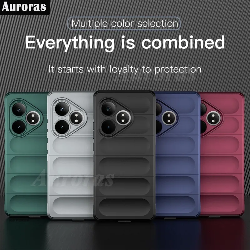 

Auroras For Realme GT 6 Case Silicone Rugged Airbag Bumper Shockproof Soft Shell For Realme GT Neo 6 SE Cover Fundas