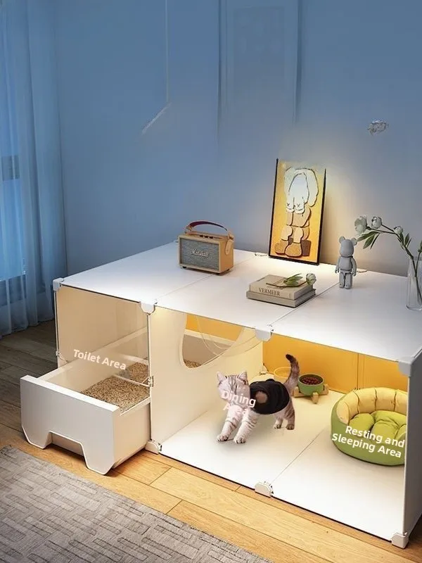 

Новый интегрированный туалет-контейнер для виллы, экономящий пространство, для небольших помещений, с одной комнатой, гостиной и ванной.