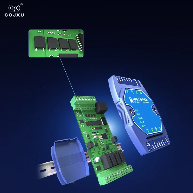 Imagem -06 - Ethernet i o Networking Module 4di Plus 4do Suporte Modbus Gateway Tcp Rtu dc 828v Padrão Industrial Me31-axax4040 Rs485 Rj45