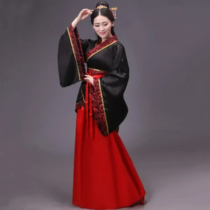 

Women Hanfu Top Skirt 2 Piece Set Costume Uniform Ropa Cosplay Ethnic Princess Tang Suit Woman Traditional Chinese Clothing