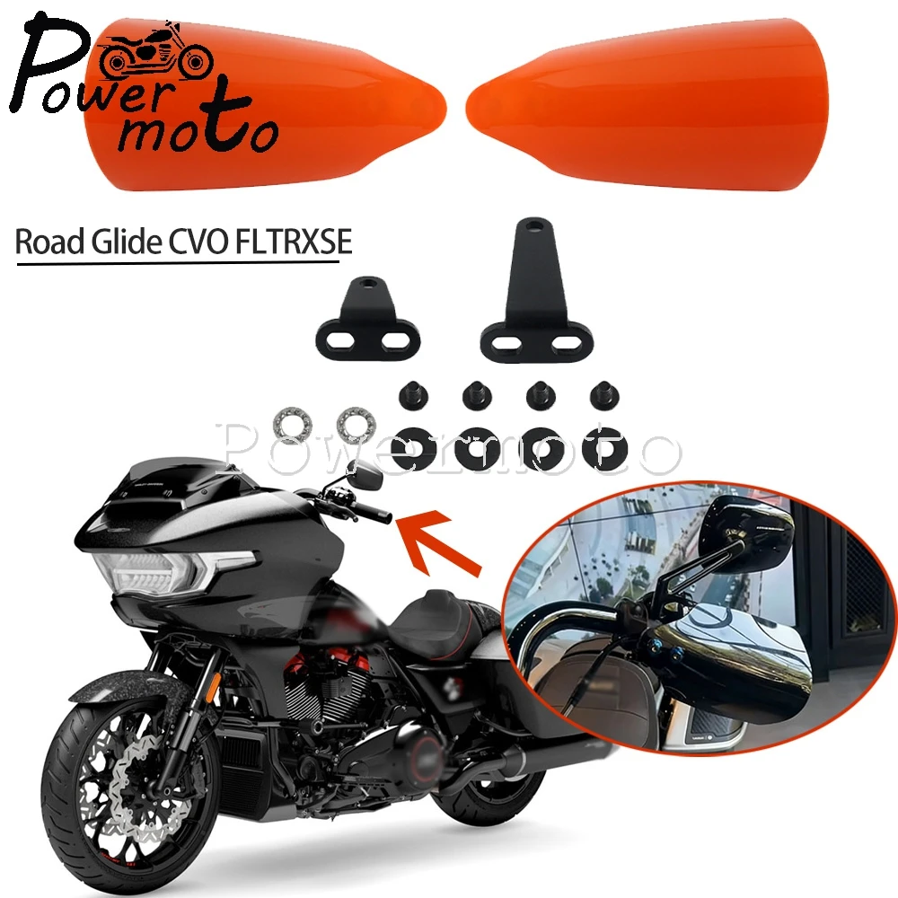 For Harley Road Glide CVO/SE FLTRXSE 2023 2024-Later Road King FLHRSE5 NEW Motorcycle Handguard Wind Shutter Contains Six Colors