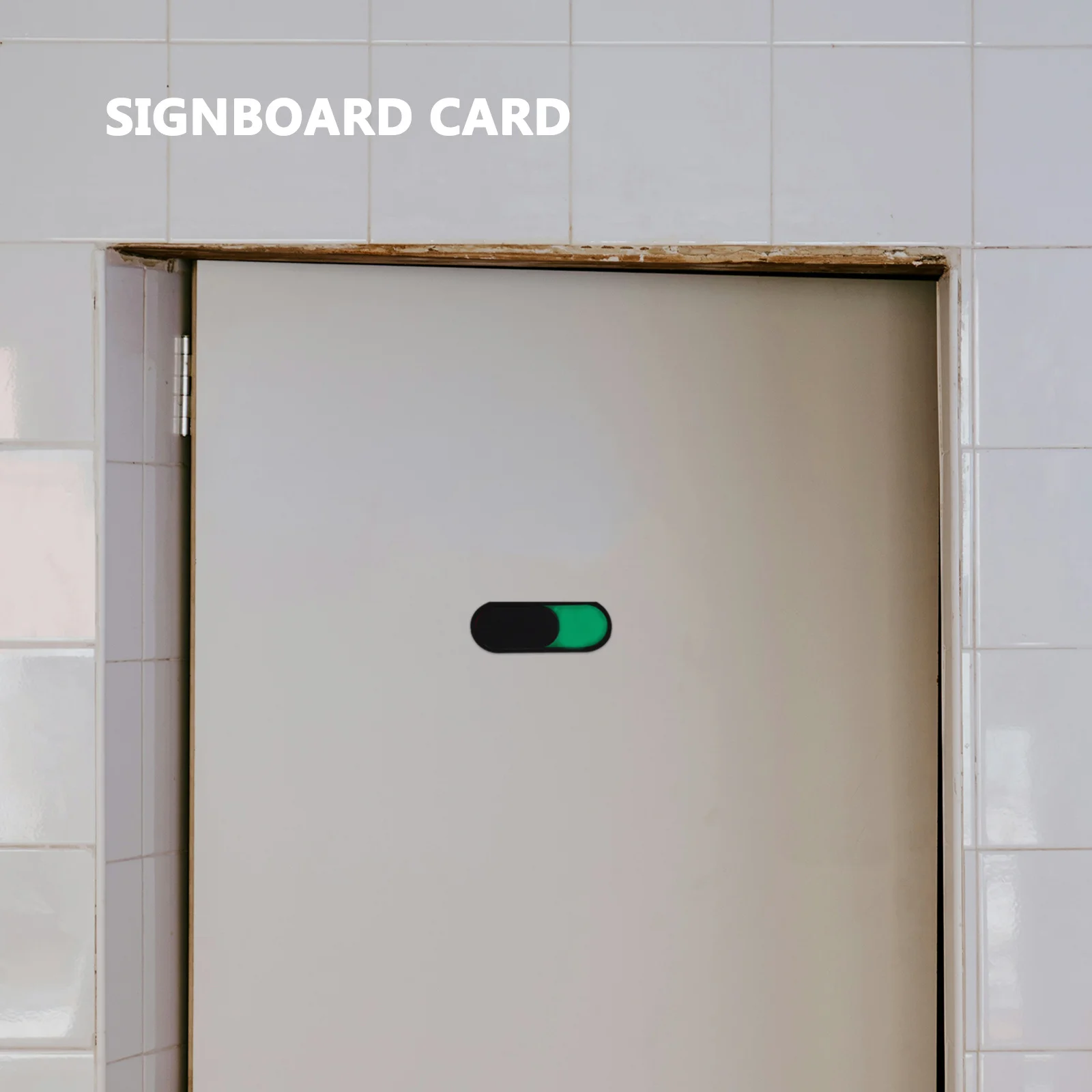 4 قطعة علامة باب منزلق ذاتية اللصق لمؤشر الخصوصية في غرفة الاجتماعات المكتبية في الجلسة علامات غرفة تسجيل الباب المغلقة #2