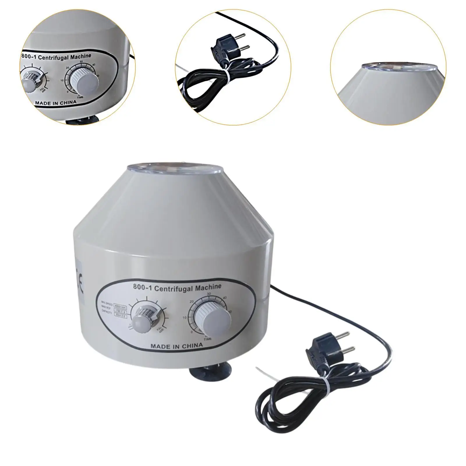 Benchtop Centrifuge Machine Desktop Versatile Speed Control Portable 4000RPM