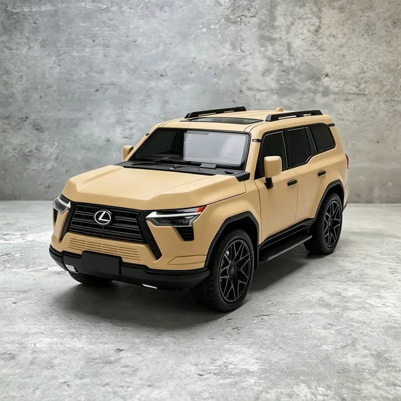 

1:24 GX550 2026 SUV Alloy Luxy Car Model Diecast Metal Off-road Vehicles Car Model High Simulation Sound and Light Kids Toy Gift