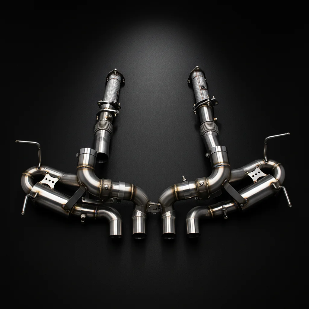 

Factory Exhaust Pipes for Chevrolet CORVETTE C8 Z06 2019-2023 OEM Valve Exhaust System Street Exhaust Downpipe