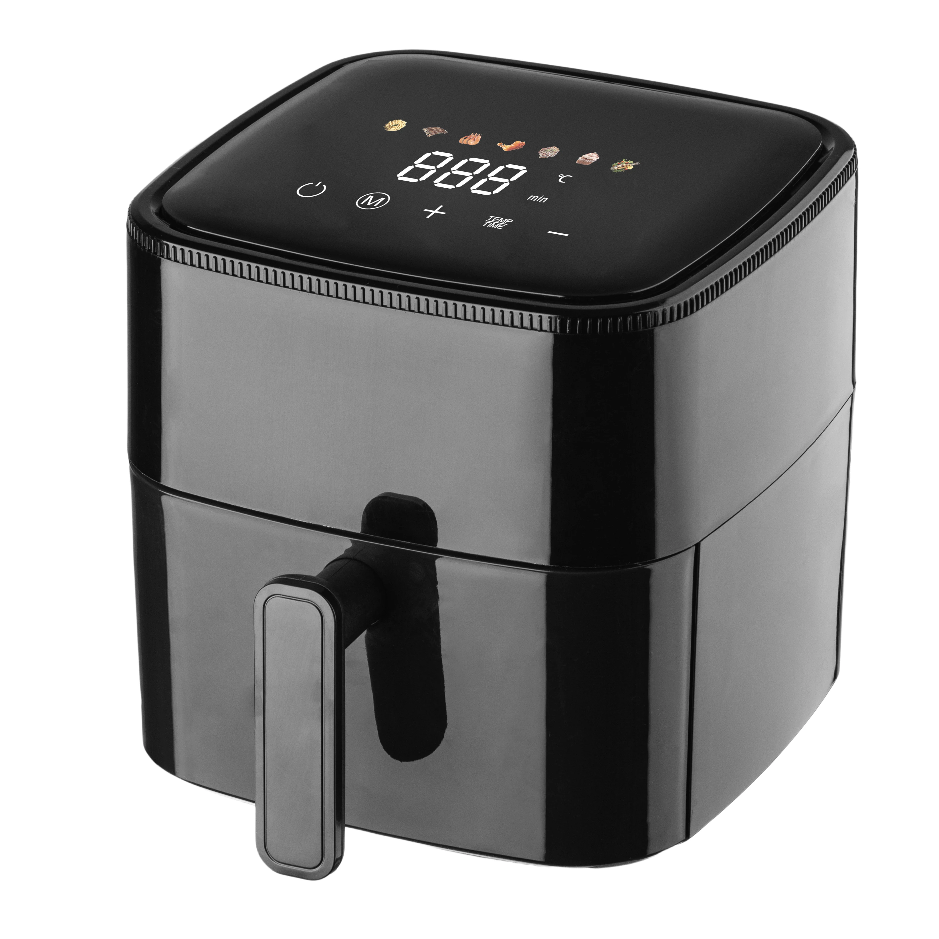 Longbank New Arrival Custom Colors Mini 4L Smart Digital Touch Screen Electric Air Fryer Machine
