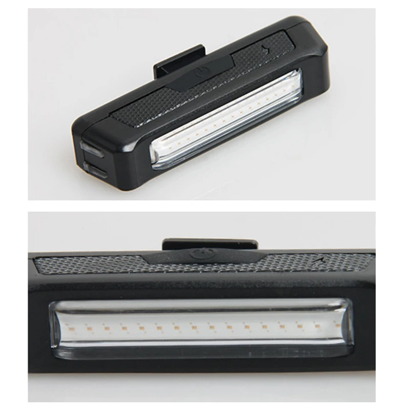 1PCS Bicycle Waterproof Taillight/Mountain Bike Rechargeable Warning Light Headlight