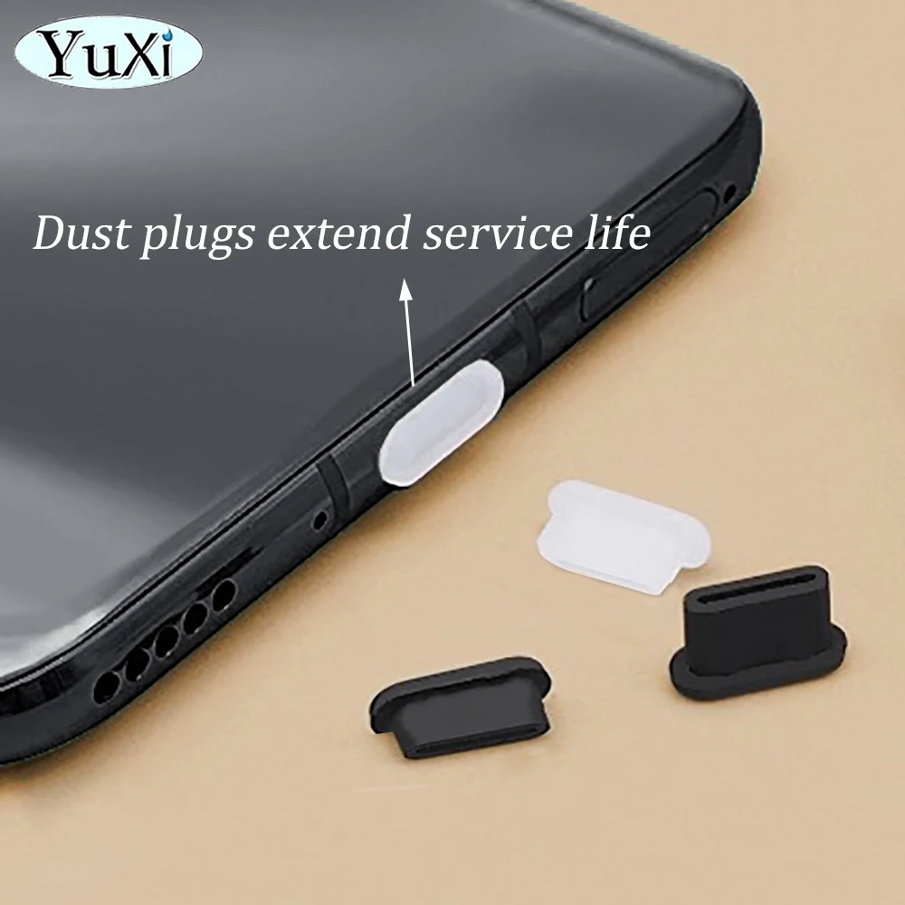 10PCS Type-C USB 3.0 Silicone Dust Plugs Phone USB Charging Port Protector Cover Micro RJ45 HDMI Anti-dust Cap 3.5MM Headphone