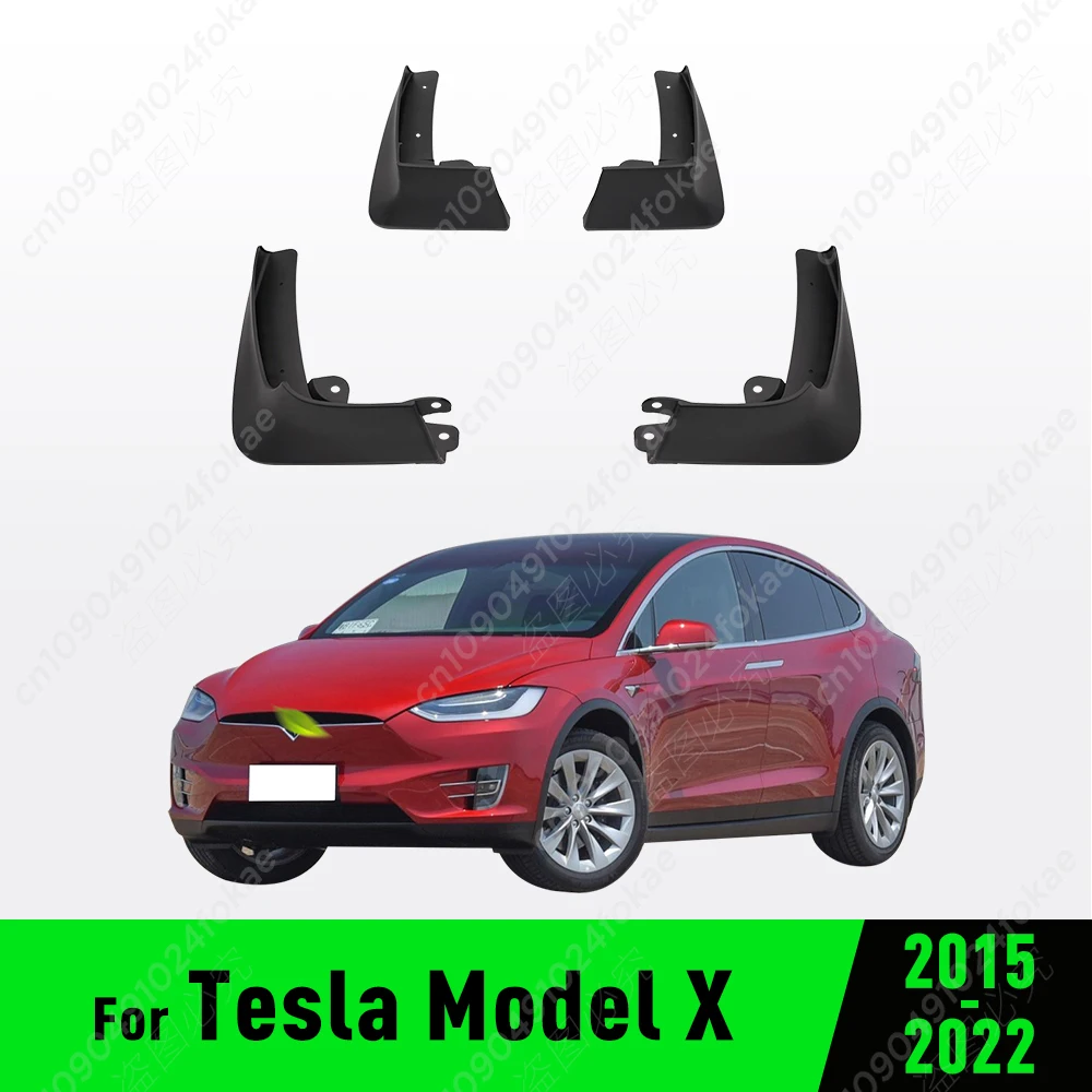 For Tesla Model X 2015 2016 2017 2018 2019 2020 2021 2022 Fender Mudguard Mud Flaps Guard Splash Flap Mudguards Car Accessories