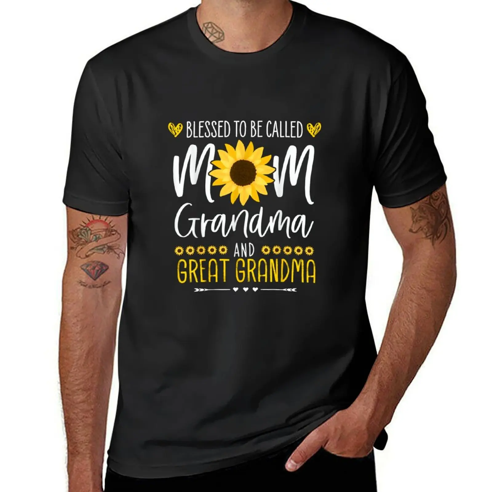 

Blessed To Be Called Mom Grandma & Great-Grandma Mothers Day T-Shirt T-Shirt for a boy sublime plus sizes black t shirts for men