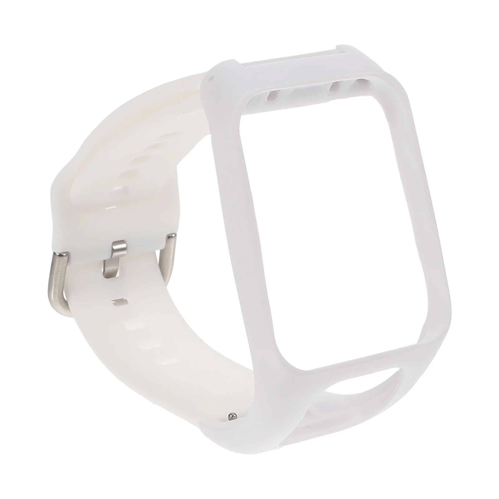 

Single Color Watchband Adjustable Size Comfortable Wear Full Access Smartwatch Replacement Wristband