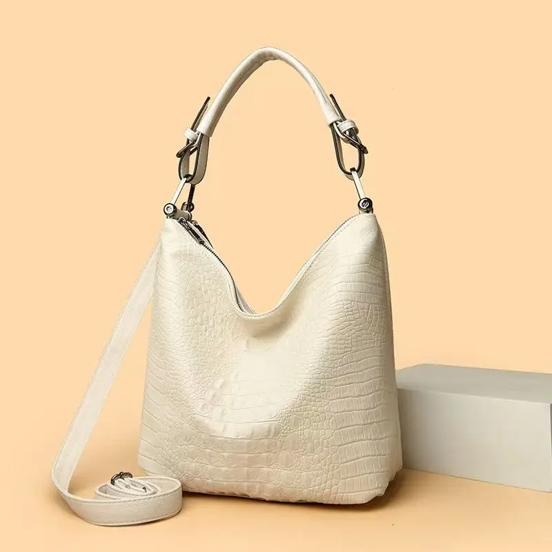 DailyMultiUse Designer Style Women Synthetic Leather Handbag Crossbody Bag Shoulder Bag, AllPurpose Satchel Purse, Detachable Adjustable Strap for Shopping Work Dating Travel CasualParty Outing