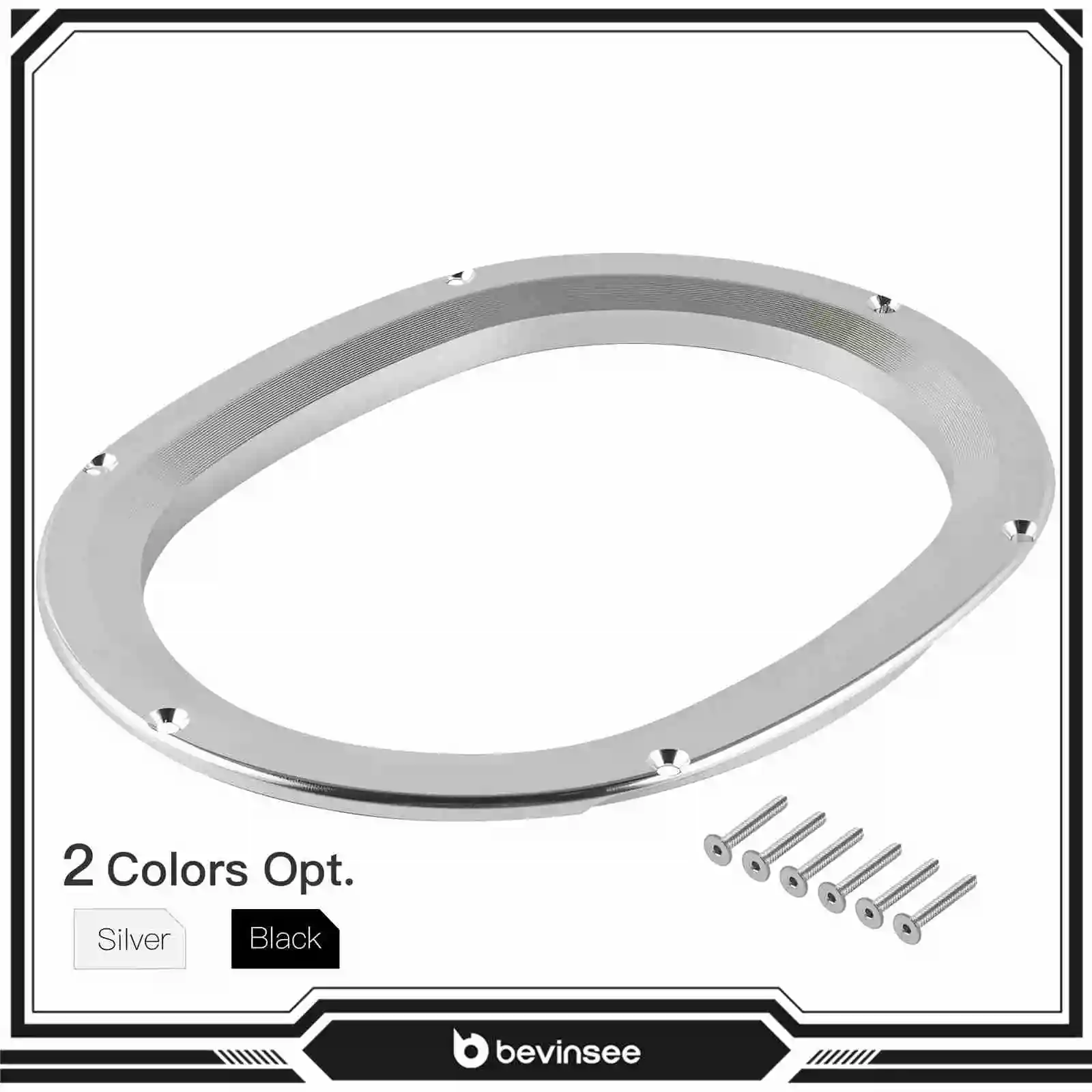 

BEVINSEE Car Shift Trim Bezel for Ford Mustang GT V6 1994-2004