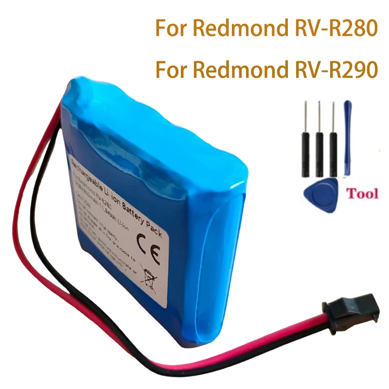 Ni-MH 14.8V 800mAh Rechargeable Battery Pack For Redmond RV-R280 RV-R290 Sweeping Robot Vacuum Cleaner Battery