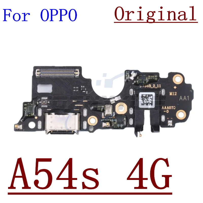 Original USB Charging Port Dock Plug Connector Charger Board Module With Microphone For OPPO A54 A55 A56 A57 4G 5G