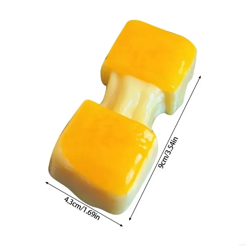 เค้กข้าวเหนียวซิลิโคนจำลองอาหารยืดและ AntiStress ของเล่นสำหรับสำนักงานนักเรียน Sensory Squeezable ของเล่น 15UB