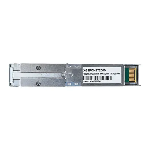 XGSPON ONU Stick مع وحدة MAC SC/APC SMF الضوئية SFP + 1270nm-TX/1577nm-RX 9.953G-TX/9.953G-RX الفئة N1 20 كجم DOM Simplex #1