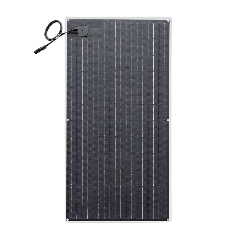 outdoor ETFE Flexible Solar Panel 100W Monocrystalline Solar Cell for Car/Yacht/Steamship 12V 100 Watt Solar Battery