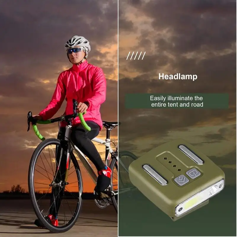 

Rechargeable LED Headlamp Hat Flashlight Clip Hat Lamp LED Headlight High Brightness 3 Modes Headlight For Camping Fishing