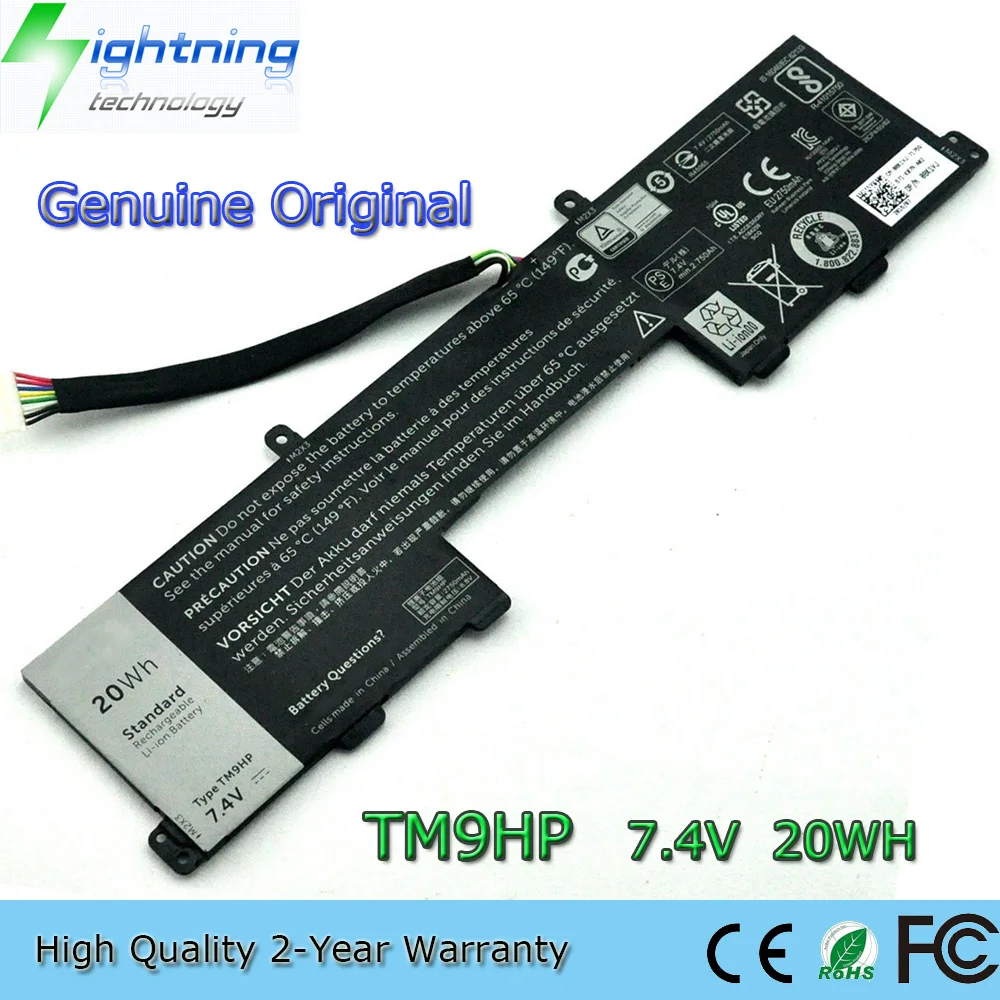 Brand New Genuine Original TM9HP 7.4V 20Wh Laptop Battery for Dell Latitude 13 7350 8K1VJ FRVYX J84W0