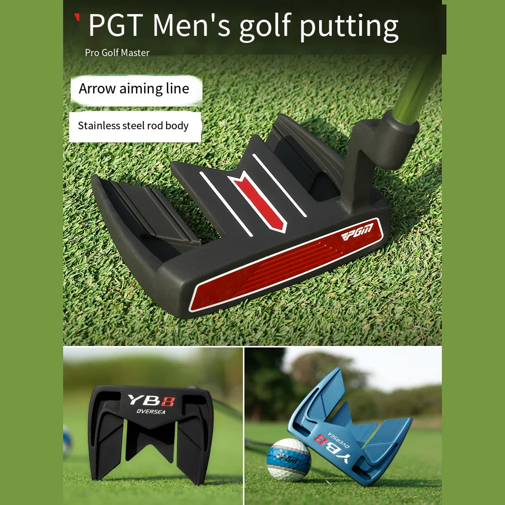PGM TUG097 Golf-Putter für Herren mit Ziellinie in Pfeilform, stabilem, tiefem Schwerpunkt, hoher Kapazität und Ausrichtungshilfe, für Rechtshänder – Detail 6