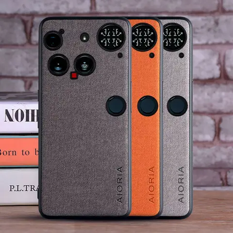 Case for Nothing Phone 3 3A Pro 2A Plus CMF Phone 1 2 Pro coque Luxury textile Leather cover funda for nothing phone 2a case