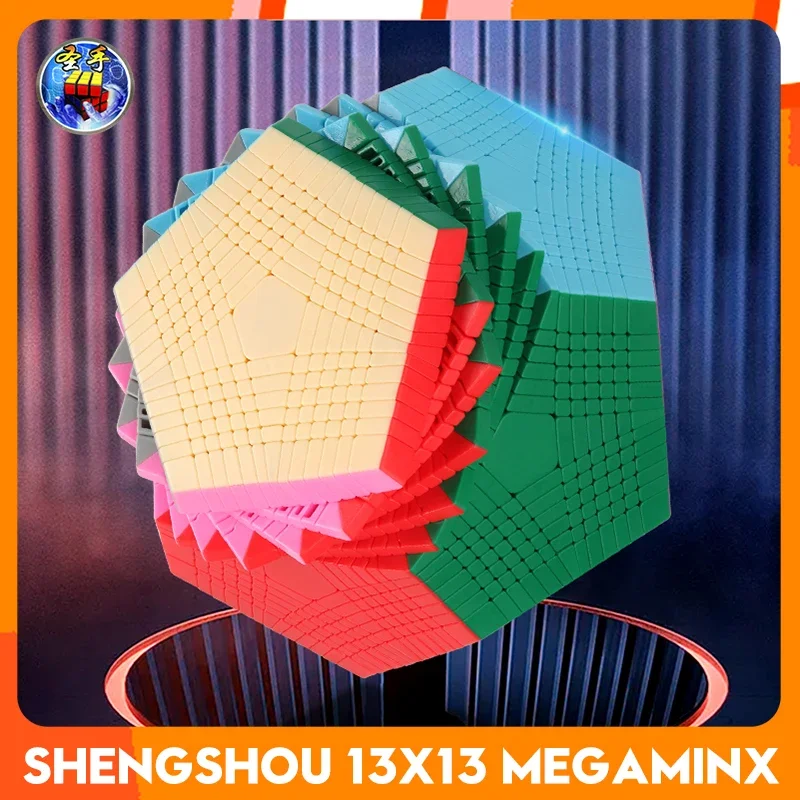 ShengShou Megaminx 큐브, Zettaminx 매직 스피드 큐브, 스티커리스 퍼즐, SengSo 12 면체, 전문 장난감, 13x13