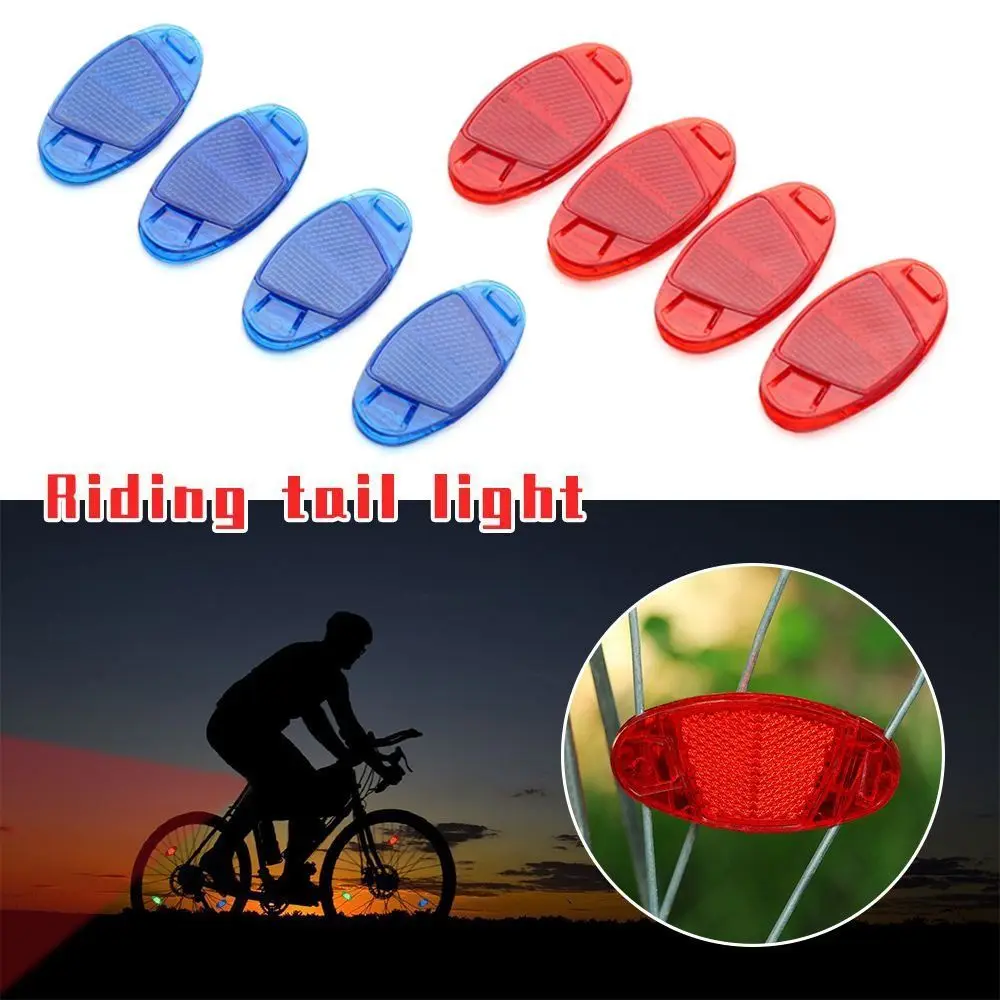 

Lights Blue/Red/Green Night Reflectors Wheel Rim Reflective Spoke Reflective Sheet Bicycle Flashing Light Bike Spoke Reflector