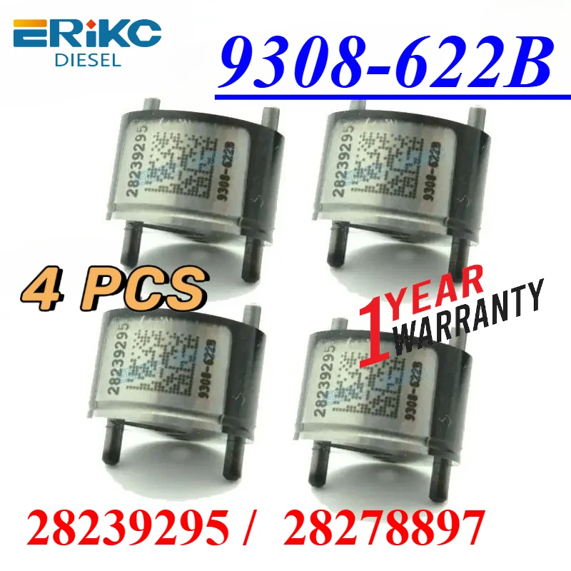 

4 шт. 9308-622B (28239295) клапан Common Rail форсунки 9308622B 6308-622B 28278897 для EJBR04501D EJBR05501D Ssangyong KIA
