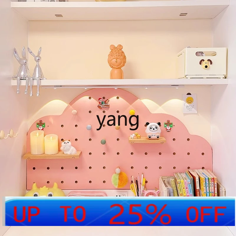 

LHsolid wood hole board entrance entrance shoe cabinet above the shelf free of punching hangers