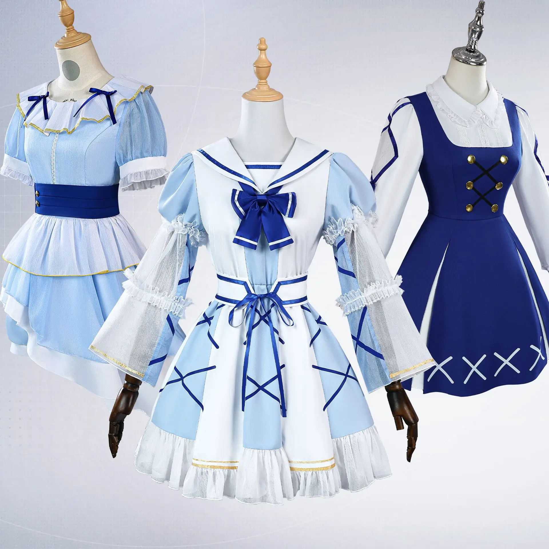 

Love Live Sunshine Aqours Numazu City 100th Anniversary Watanabe You Ohara Mari Tsushima Yoshiko Outfits Anime Cosplay Costumes