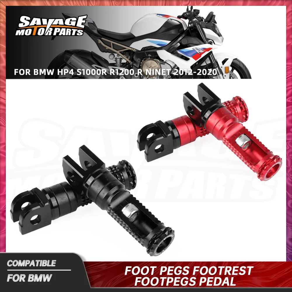 

For BMW S1000R S1000RR Footrest Foot Pegs R1200 R NineT Racer HP4 Motorcycle Accessories Footpegs Pedal Rider Front Foot Rest