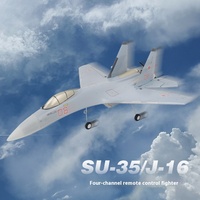 Su35 Rc Plane 4CH Foam Remote Control Airplane Model QF009 J16 Glider 2.4G 360° Flip-Roll 525mm Fixed Wing Fighter Aircraft Toy
