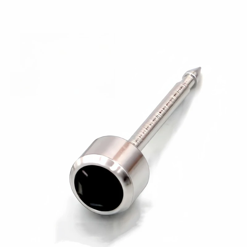 13 لونًا شخصيًا وعصريًا من الفولاذ المقاوم للصدأ حاد مدبب من الزركون للحفلات أقراط مثقوبة مجوهرات عالية الجودة