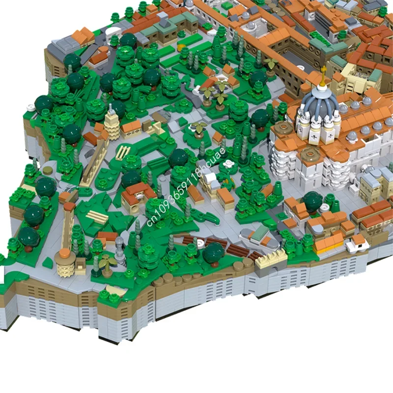 4879 pièces MOC ville du Vatican modèle d'architecture blocs de construction assembler jouet créatif idée cadeaux de noël éducation enfants anniversaire