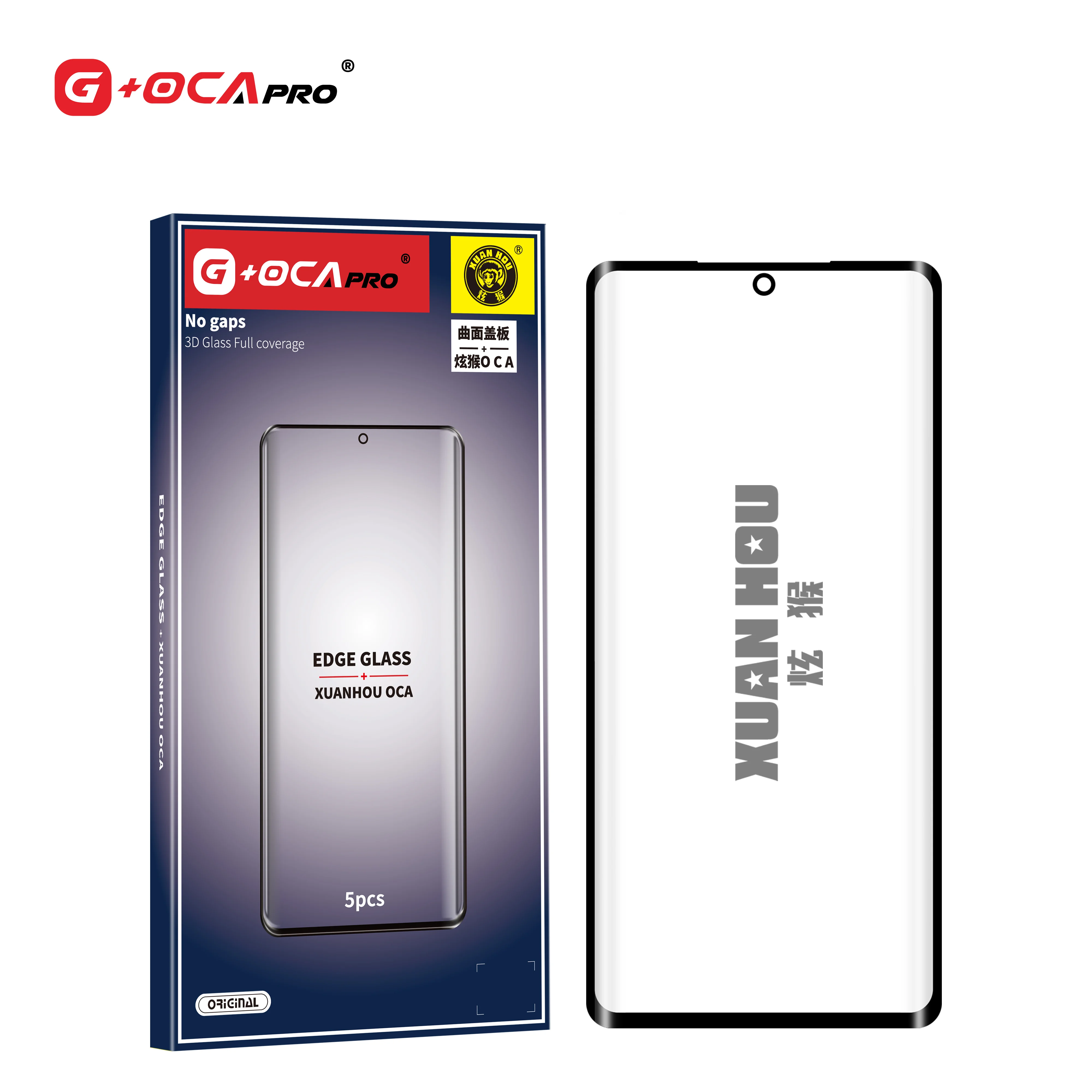 

2PCS/BGA G-oca pro Glass With OCA forHuawei Magic 4 Pro/5 Lite/5Pro/6 Lite/6 Pro/V/V2 V3 X2 Edge Screen Panel Change Repair