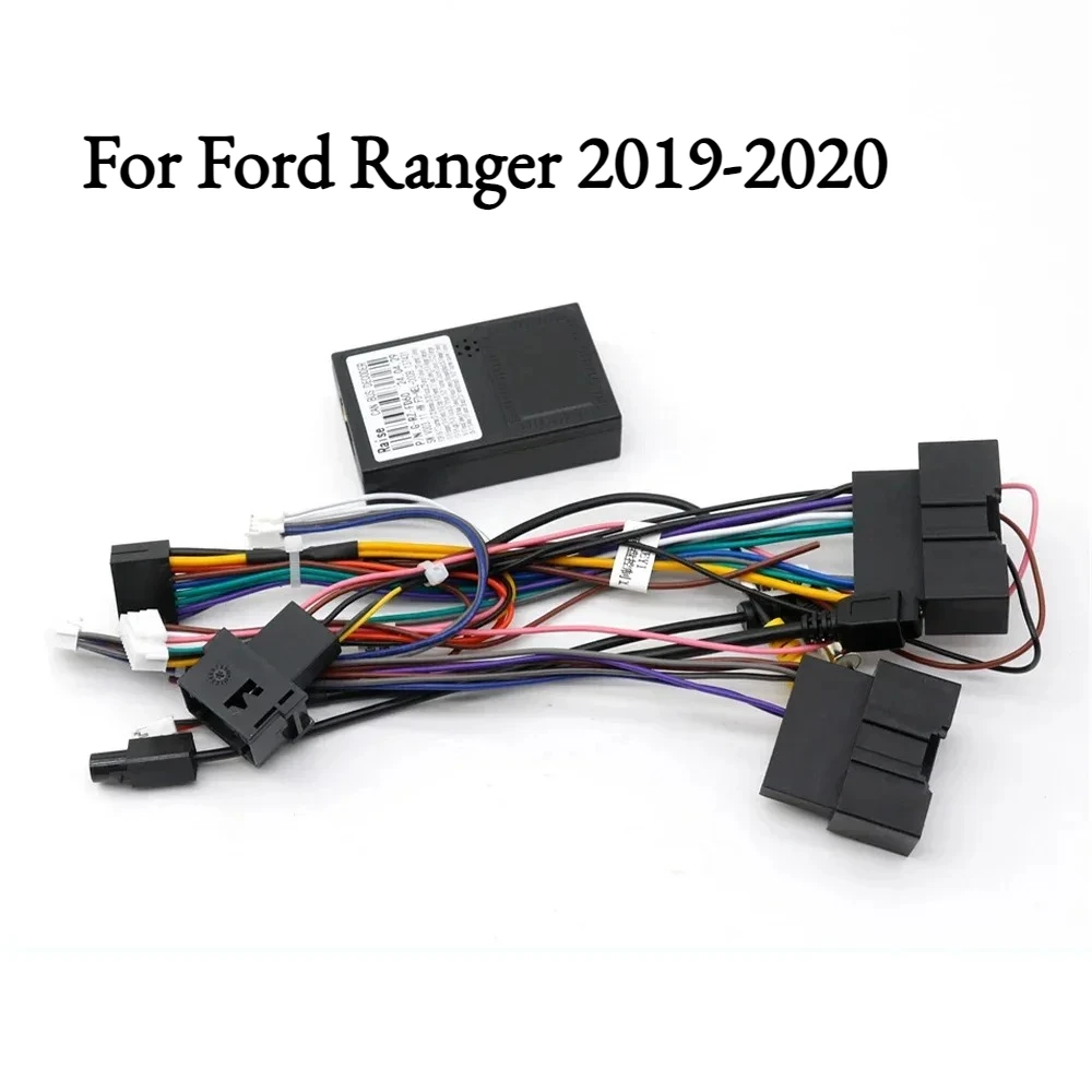 16PIN Android Power Cable Adapter with Canbus Box for Ford Ranger 2019-2020 | MP5 DVD Wiring Harness