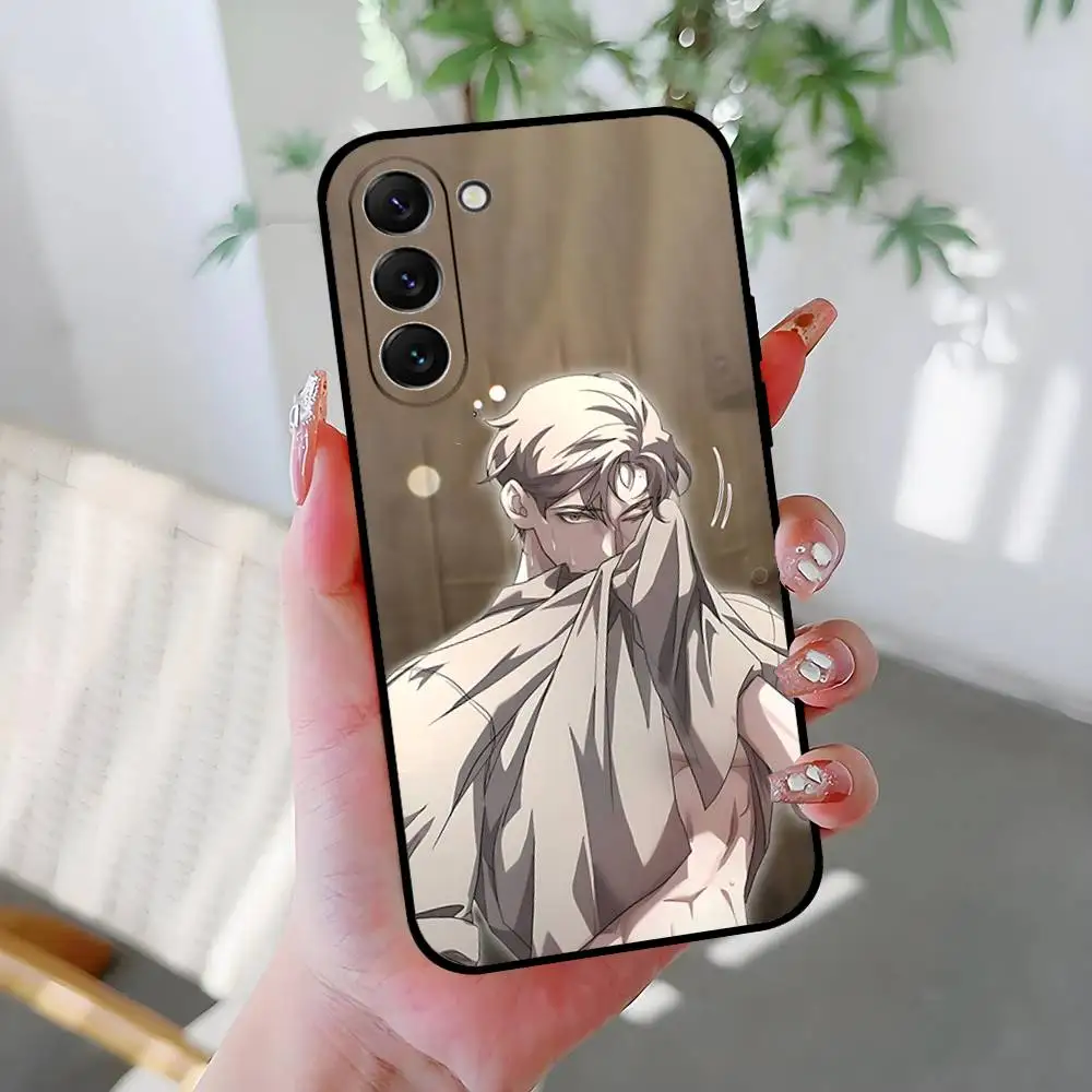 حافظة هاتف Omerta BL Manhwa لهاتف سامسونج S24/S25/S22 S30/A51 52/Lite/Ultra/5G/Plus/FE - حماية رفيعة ضد الصدمات باللون الأسود #2