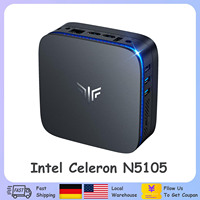 ACEMAGIC - Mini PC - Windows 11 Pro - Intel Celeron N5105 - 16 GB DDR4 512 GB M.2 SSD - 4K UHD - Bluetooth 4.2 - HDMI X 2