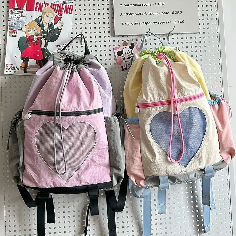 

Cute Lightweight School backpack Dopamine High School Student Backpack Design College Backpack Teenage youth Female School bag