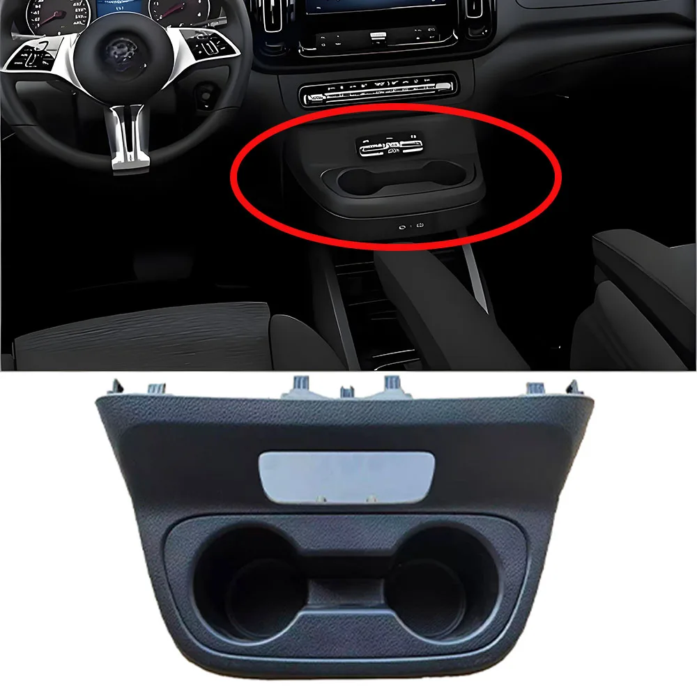

Car Central Console Instrument Drinks Cup Holder Panel Frame kit For Mercedes Benz Vito /V class 2024 2025