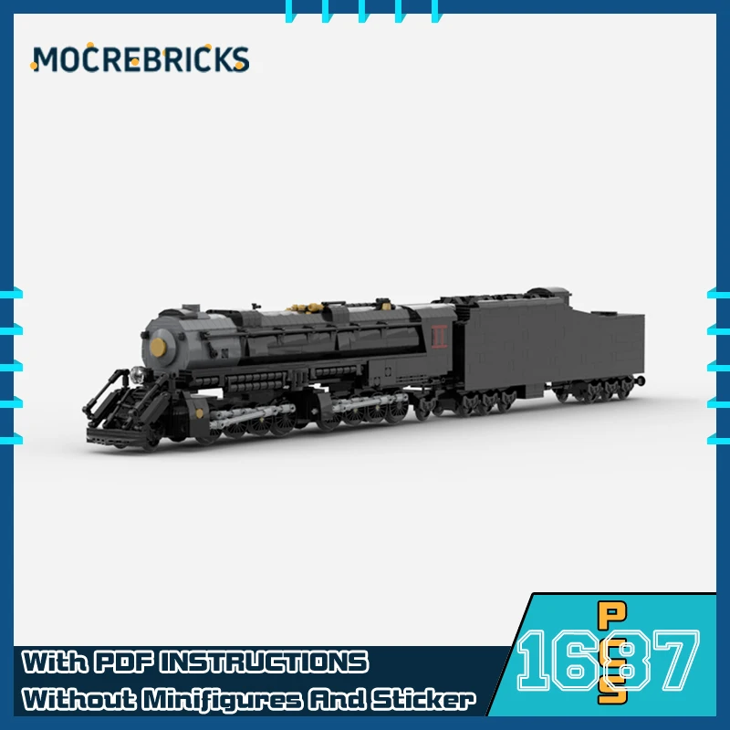 

MOC Western City Railway Y6 Coal Transportation Train Model DIY Building Block Assembly Technology Bricks Puzzle Toys For Gifts