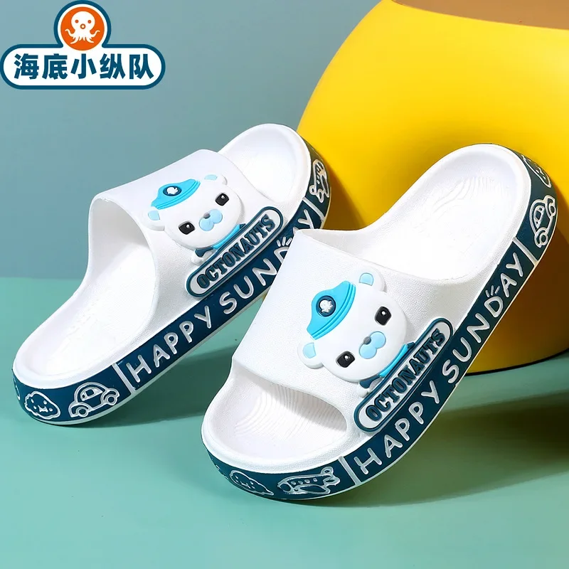 OCTONAUTS Original Action Figure Children‘s Slippers Non-Slip Cartoon   Bathroom Shoes Sandals Anime Cosplay Costume Gift