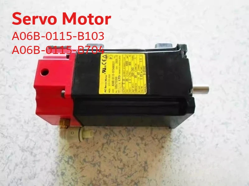 

Used A06B-0115-B103 A06B-0115-B704#0037 For FANUC A06B-0115-B103 AC Servo Motor