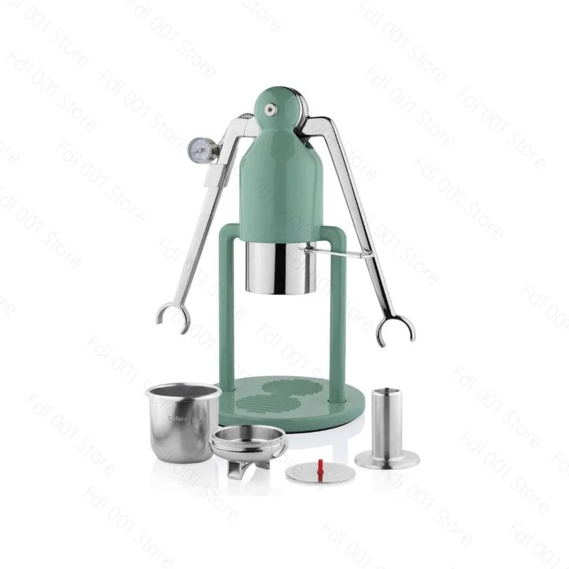 Hand Press Coffee Robot Unplugged Espresso Machine Home Pressure Gauge Edition